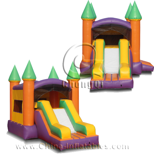 inflatable slide bouncer combo